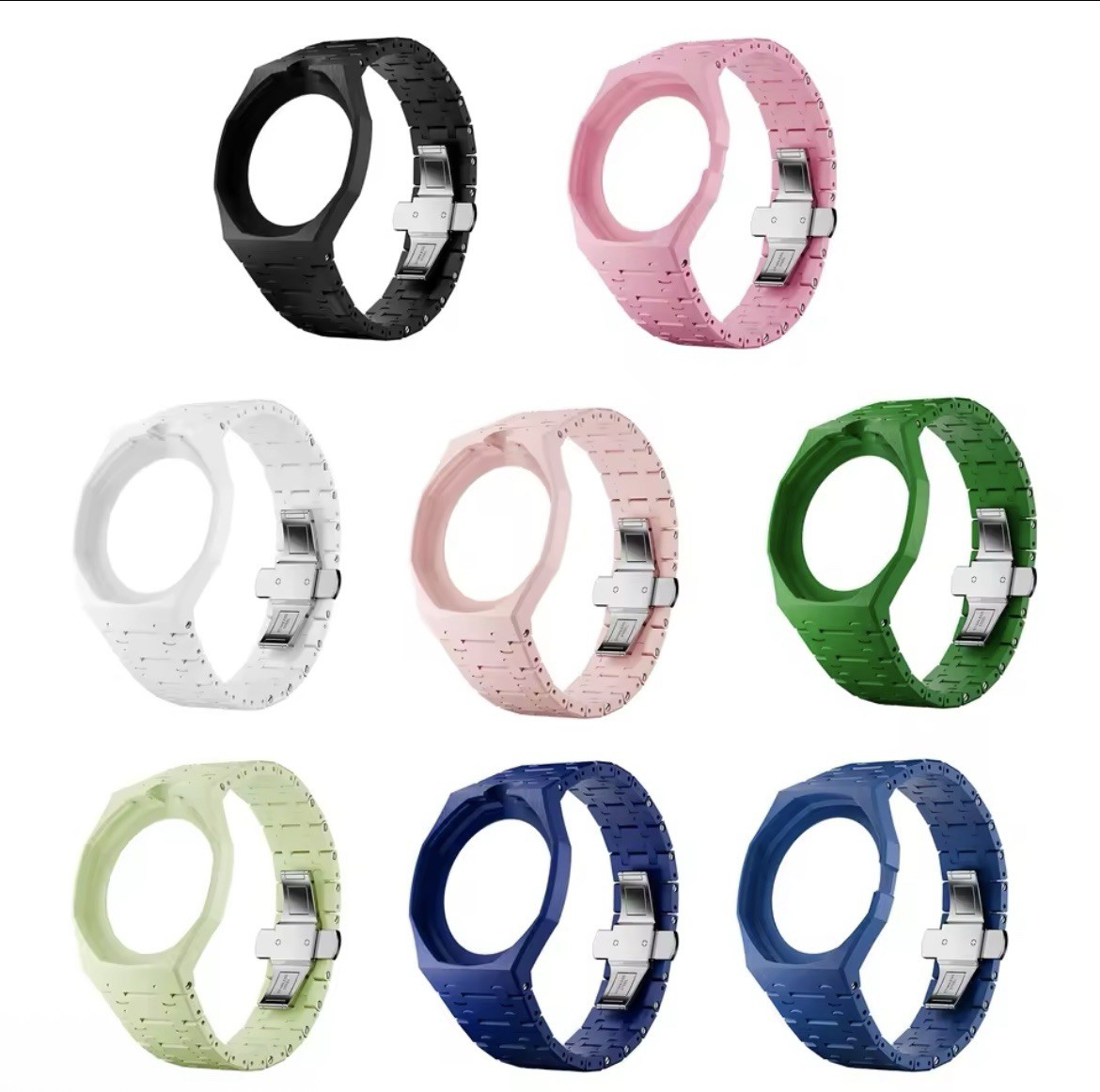 Ceramic Band Case Mod Kit Swatch Royal Pop Link Bracelet Strap 3 12 Full Solid