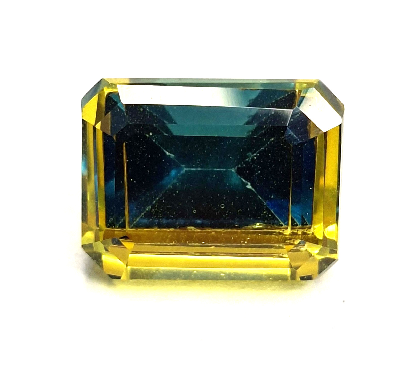 Pitambari Sapphire Emerald Cut 17-19 Ct Natural Certified Loose Gemstone RK803