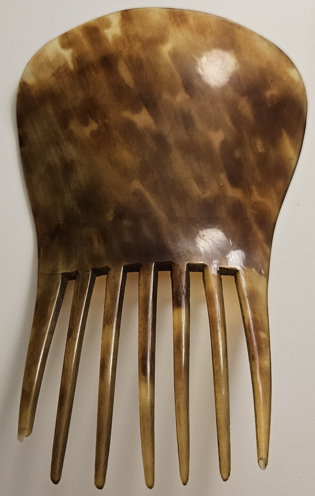 Authentic Tortoise Shell Hand Pick Comb