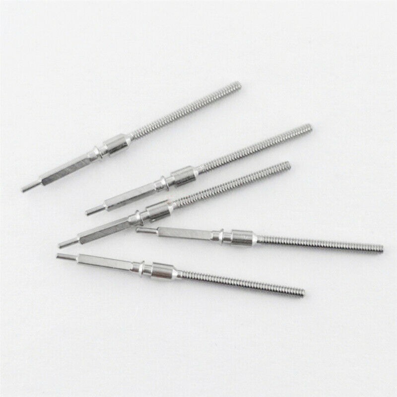 2Pcs Watch Repair 0.9mm Winding Stem Replacement Parts for 7750 7751 Movement