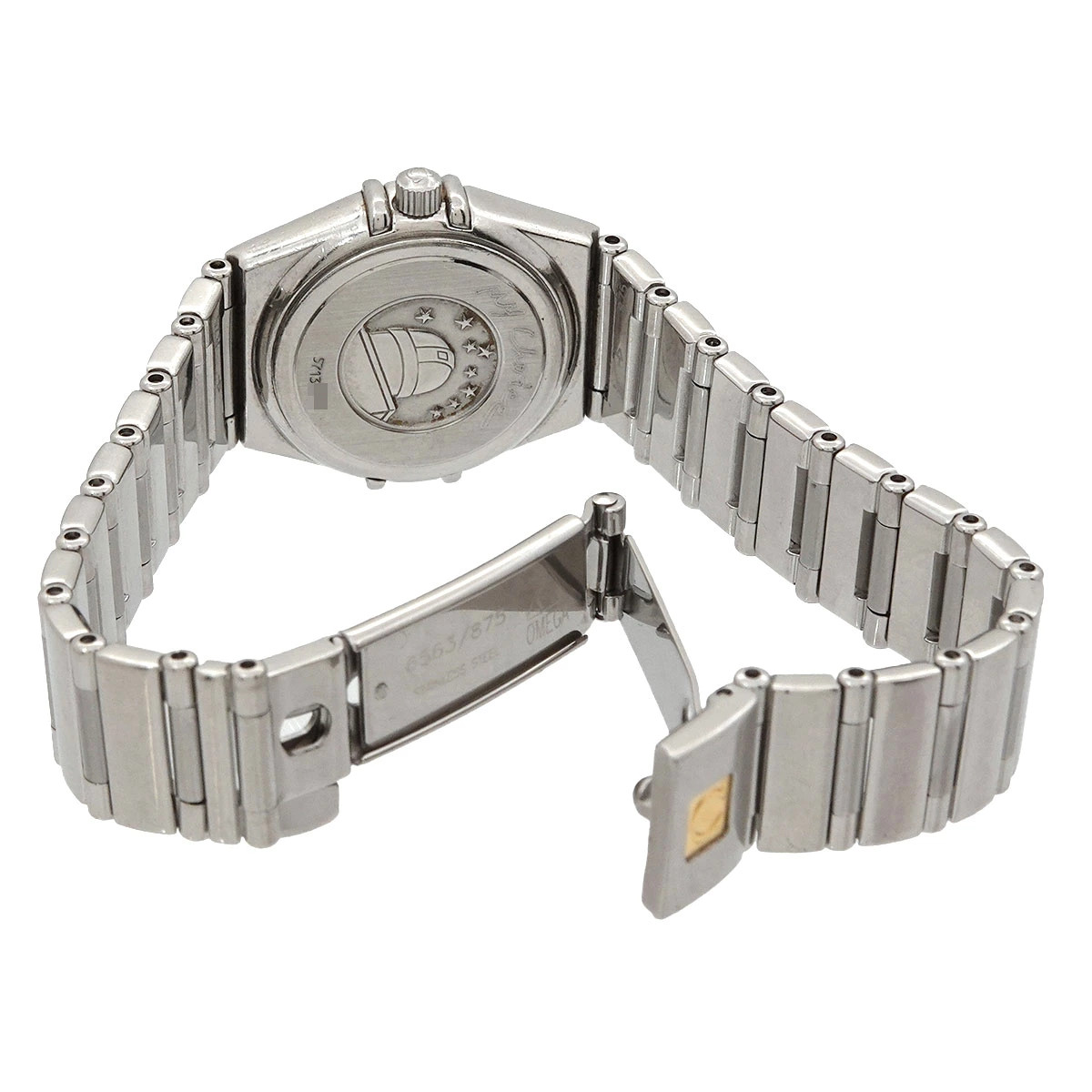 Omega Constellation Mini My Choice 1561.51 Gray Quartz Ladies