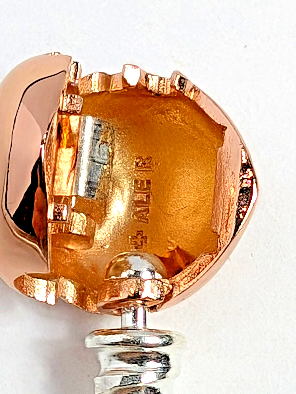 Authentic Pandora Bracelet, Rose Heart Clasp, #580719