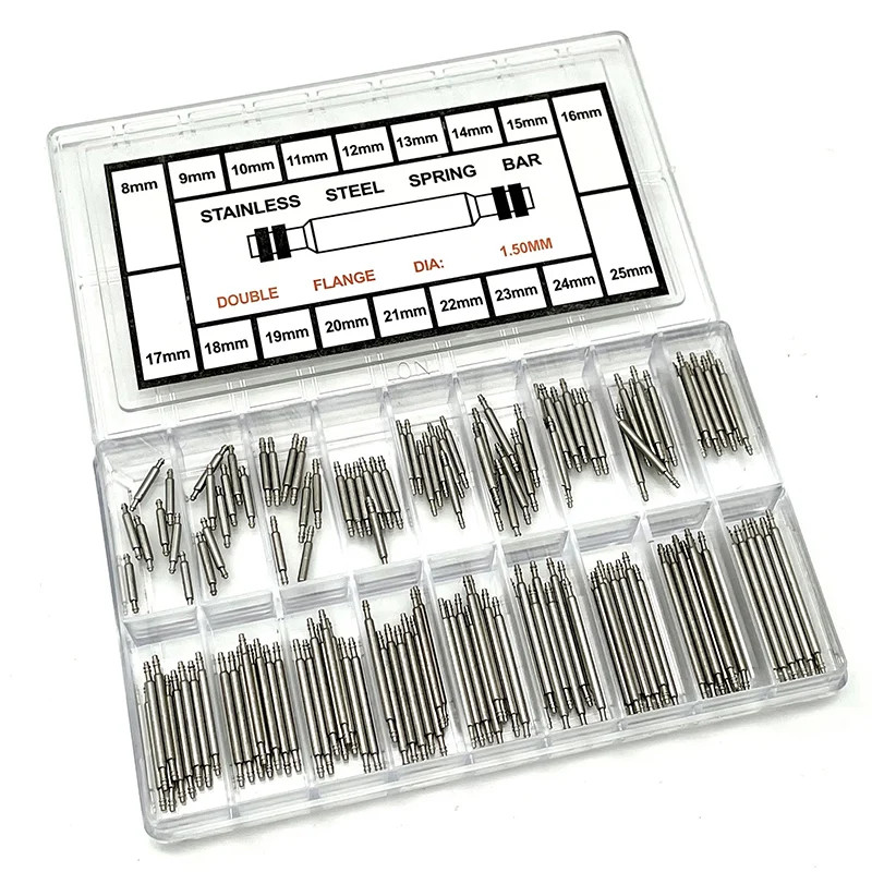 Watch Repair Kit 360PCS Spring Bars 1.5mm 1.8mm Stainless Steel Link Pins Tool