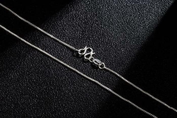 Music Note Pendant Necklace 925 Sterling Sliver Cubic Zirconia Jewelry for Women