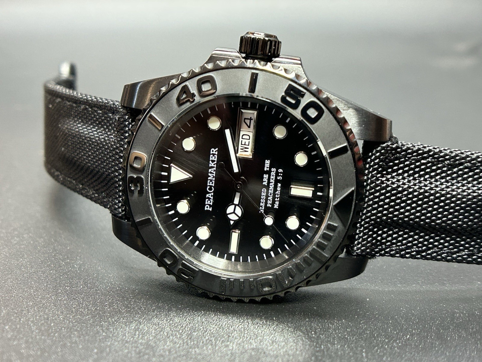Sevin Custom Peacemaker Automatic Watch NH36-Police Law Enforcement