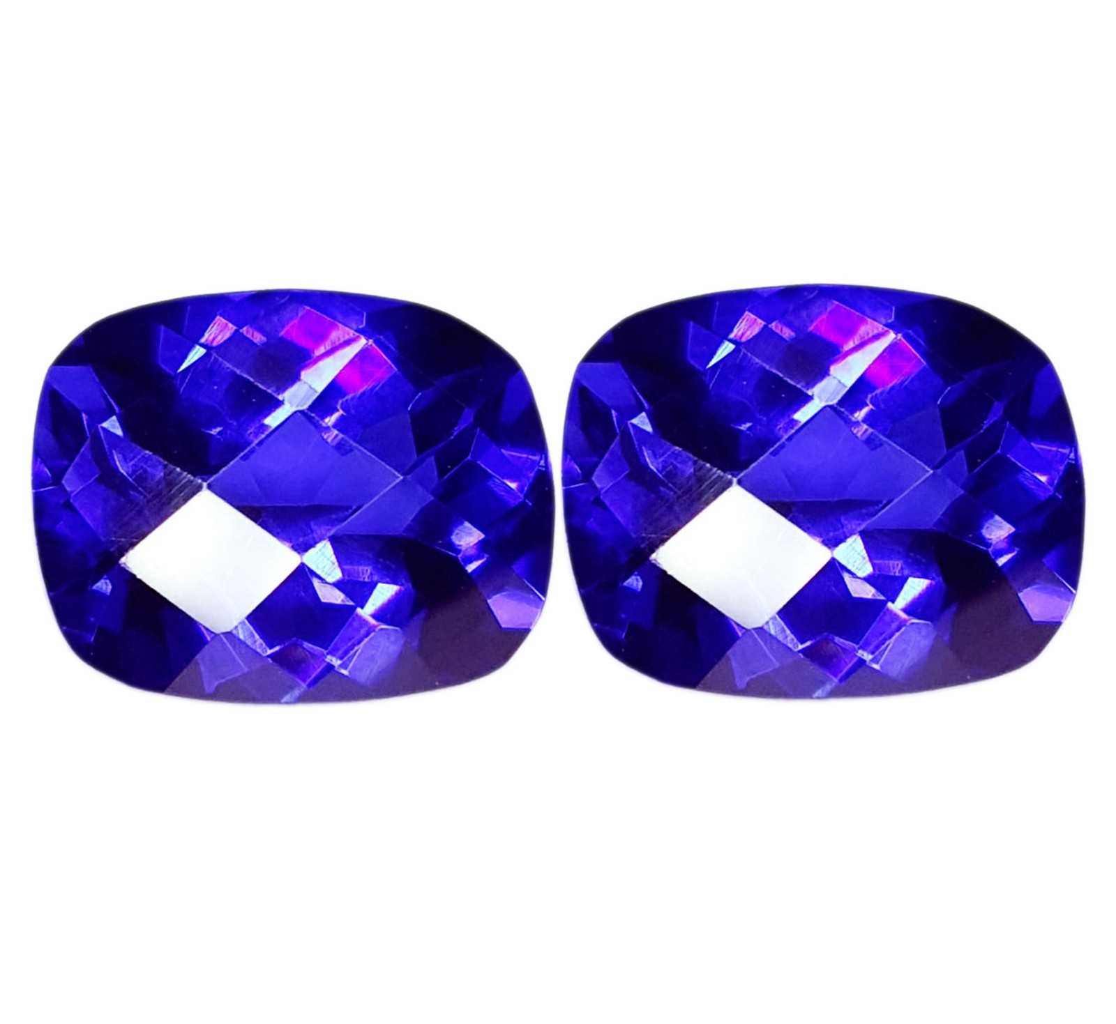 18 Ct Natural Padparadscha Sapphire Pair Loose Gemstone Certified Cushion Gem G9
