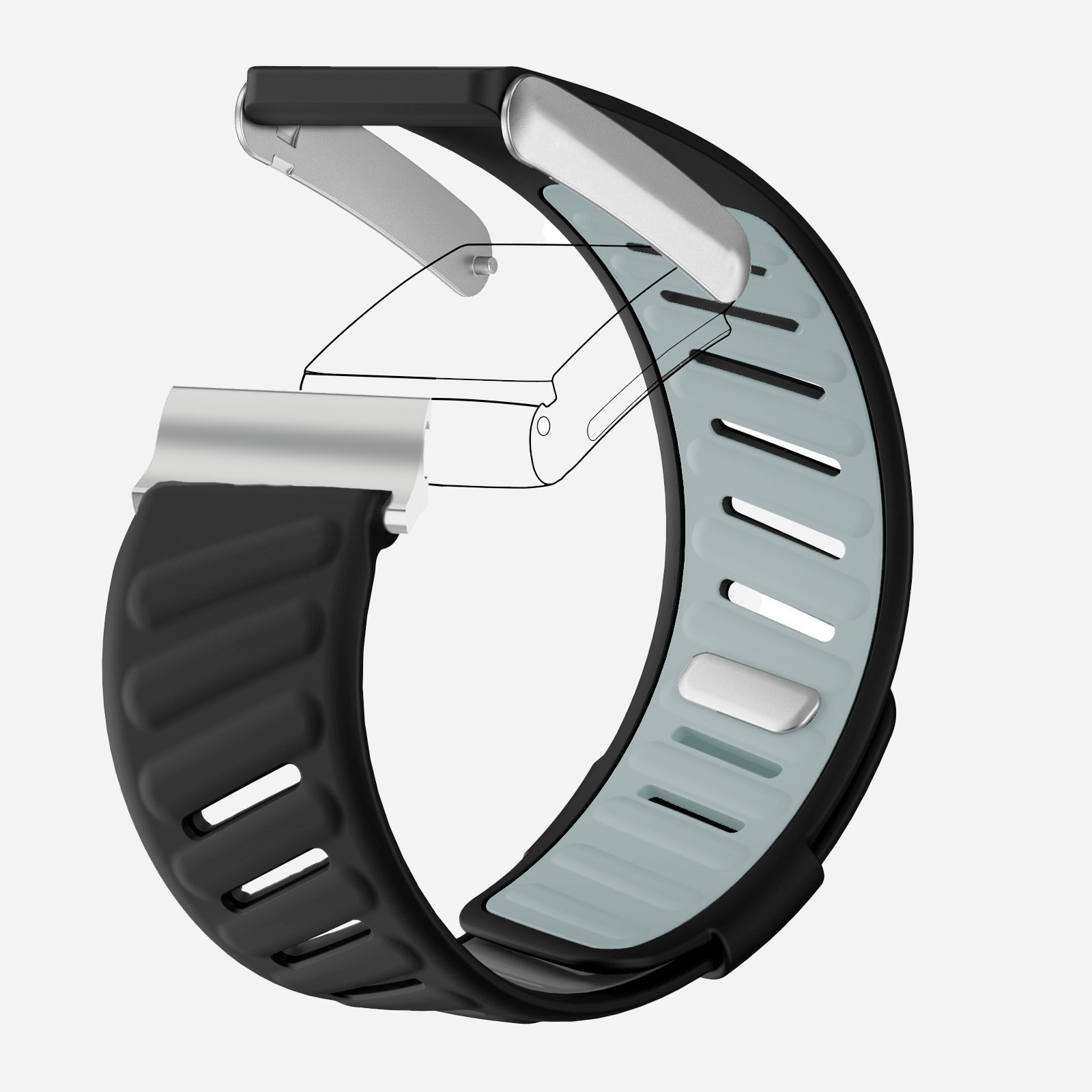 Soft Silicone Sports Adjustable Bracelet Band For Whoop 4.0/5.0/ONE/PEAK/LIFE/MG