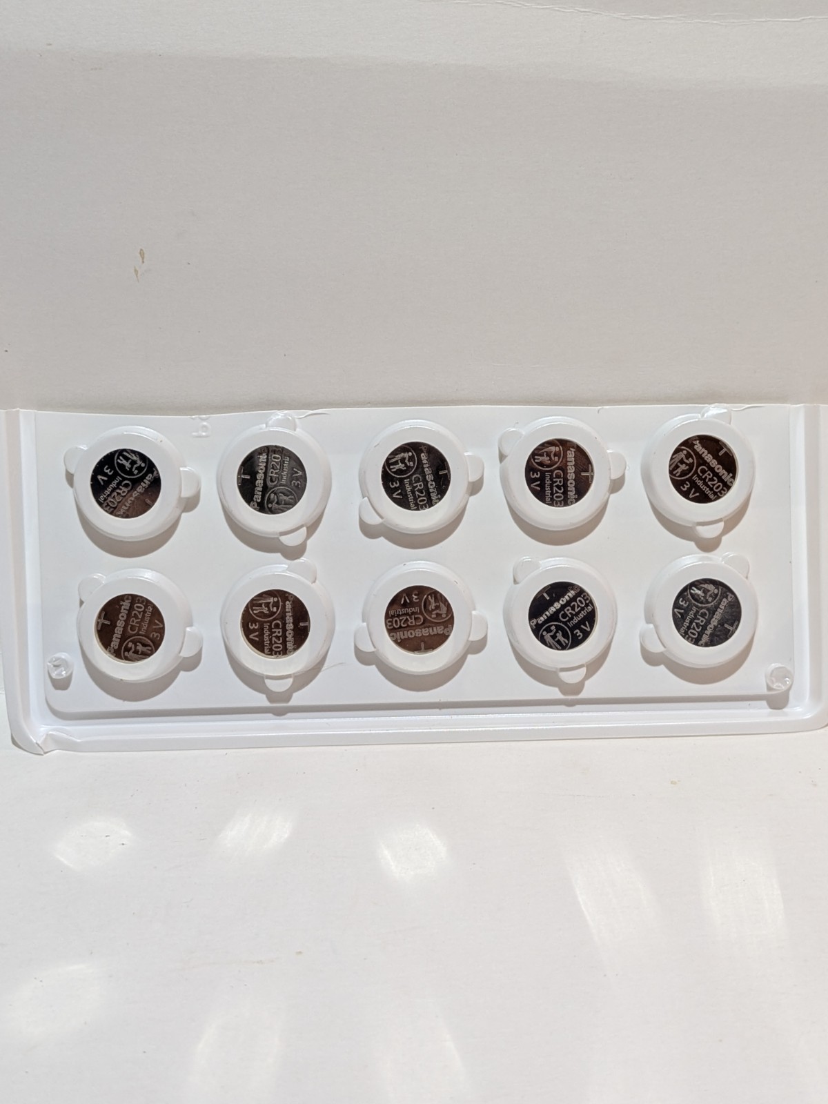 10x Panasonic CR2032 3V Lithium Batteries See Description