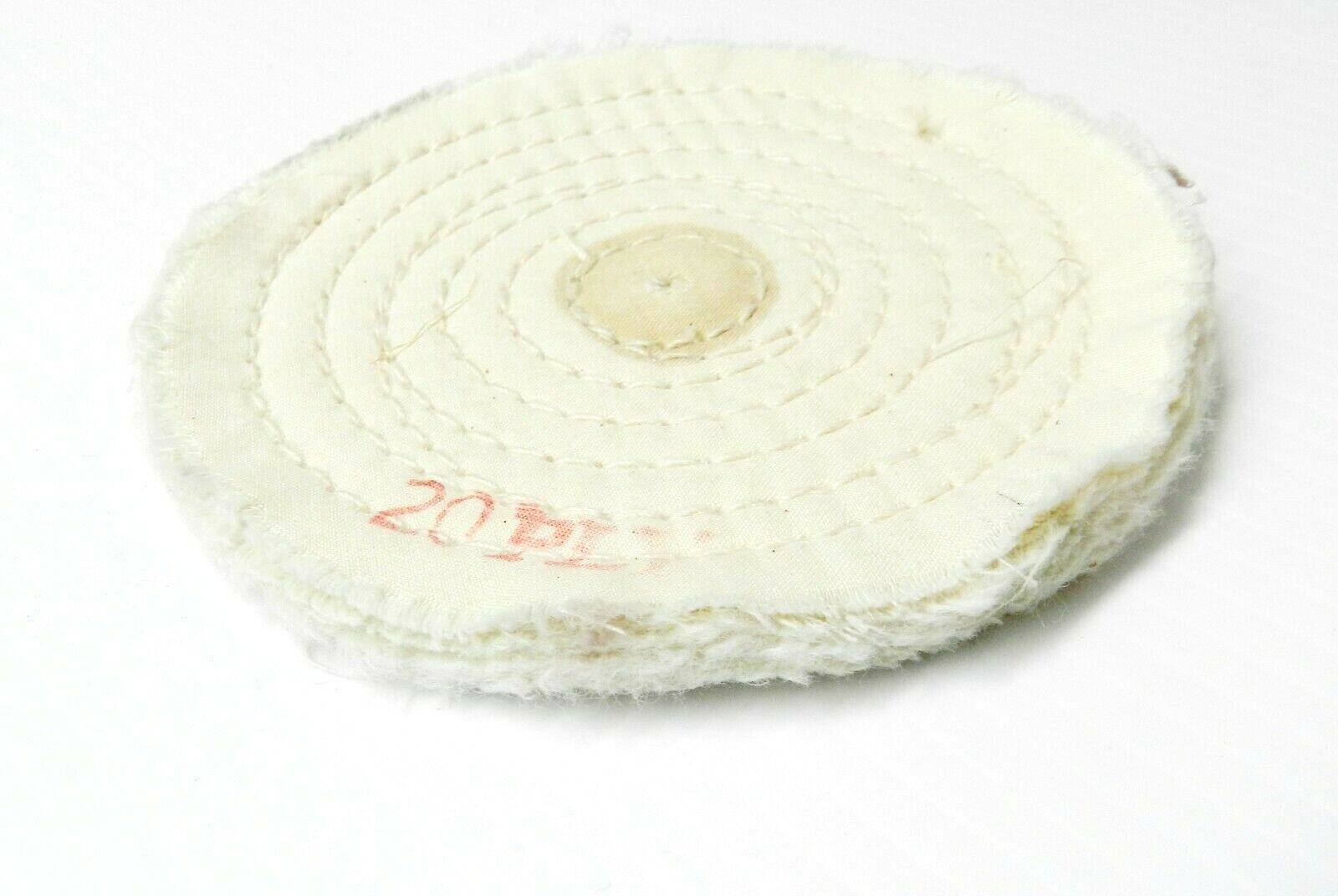 5″ BUFFING WHEEL WHITE BUFF 20PLY NARROW BUFF THIN POLISHING BUFFING