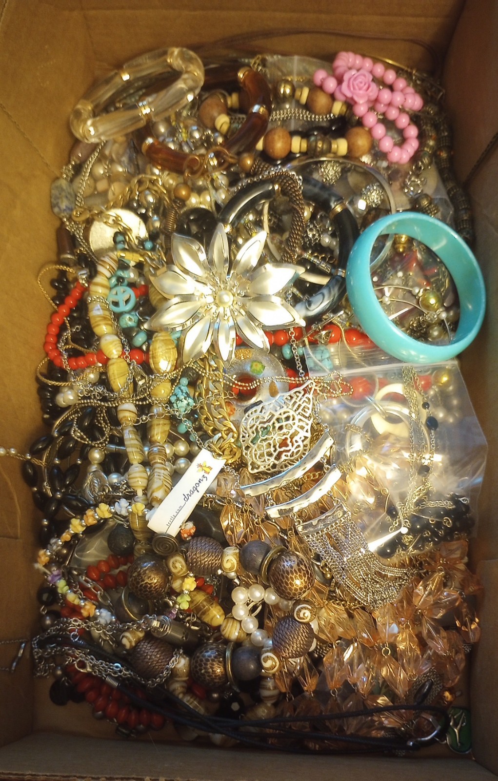 Costume Jewelry Earrings, Bracelets, Necklaces, 10+ LBS, Wear , Resell, Craft