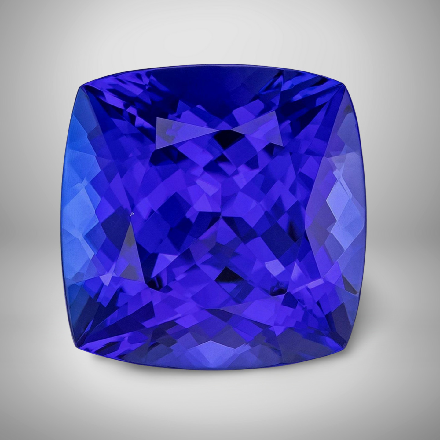 Tanzanite Cushion Cut Gemstone 2.1 Cts – 8 mm Lustrous Loose Gem #