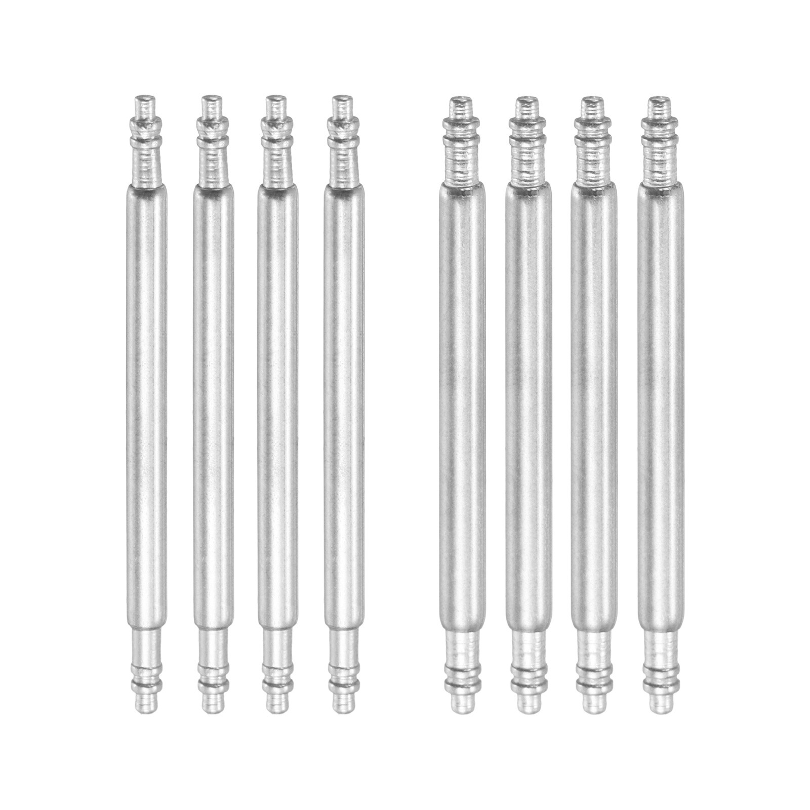 8pcs 23mm Watch Spring Bar Pins 1.5mm+1.8mm Diameter Stainless Steel Band Pins