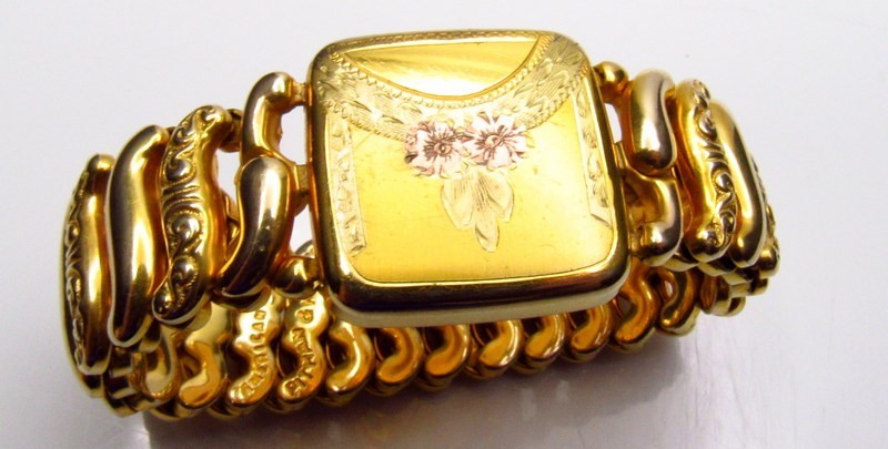 Vintage Pitman & Keeler American Queen Gold Filled Bracelet