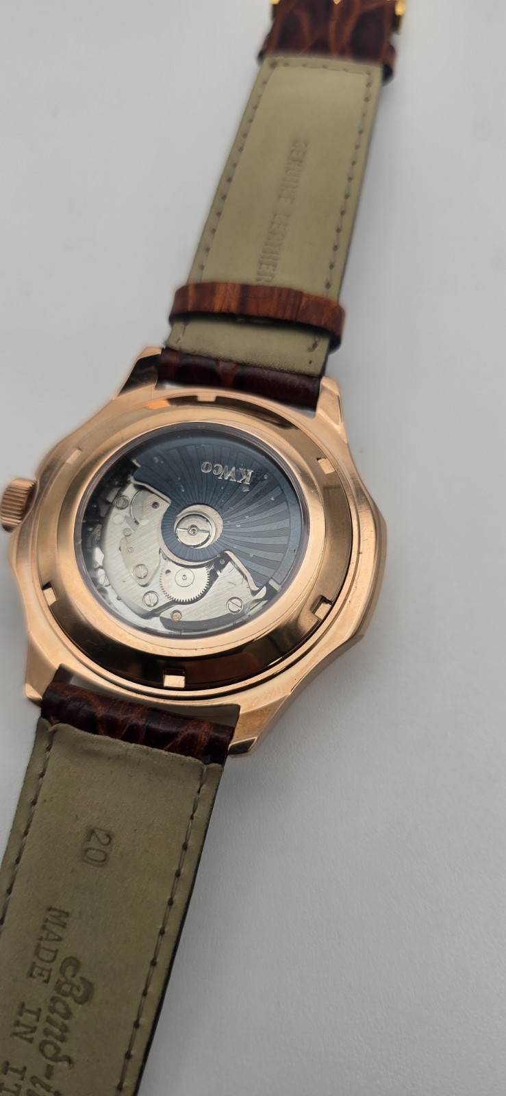 Knickerbockerwatchco Hand Engraved Enamel Guilloche Dial 44mm