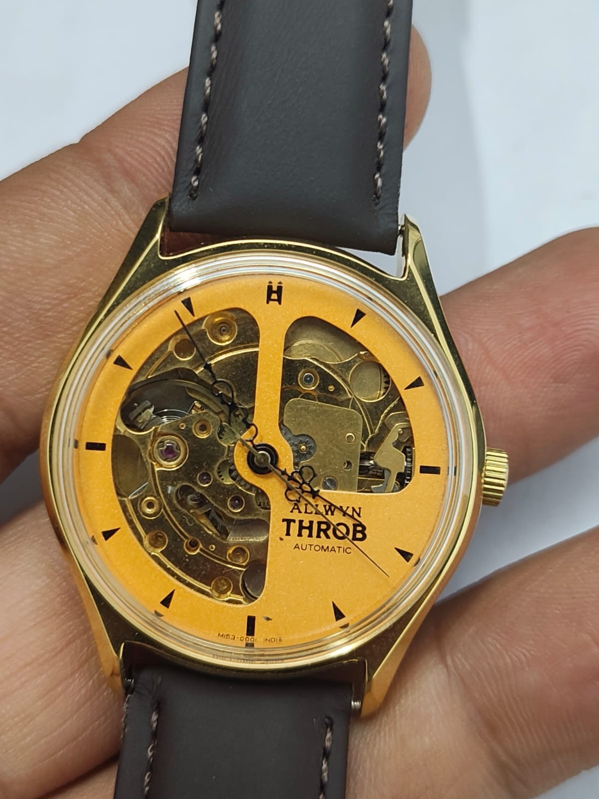 Allwyn Throb Automatic Skeleton Original Working Watch