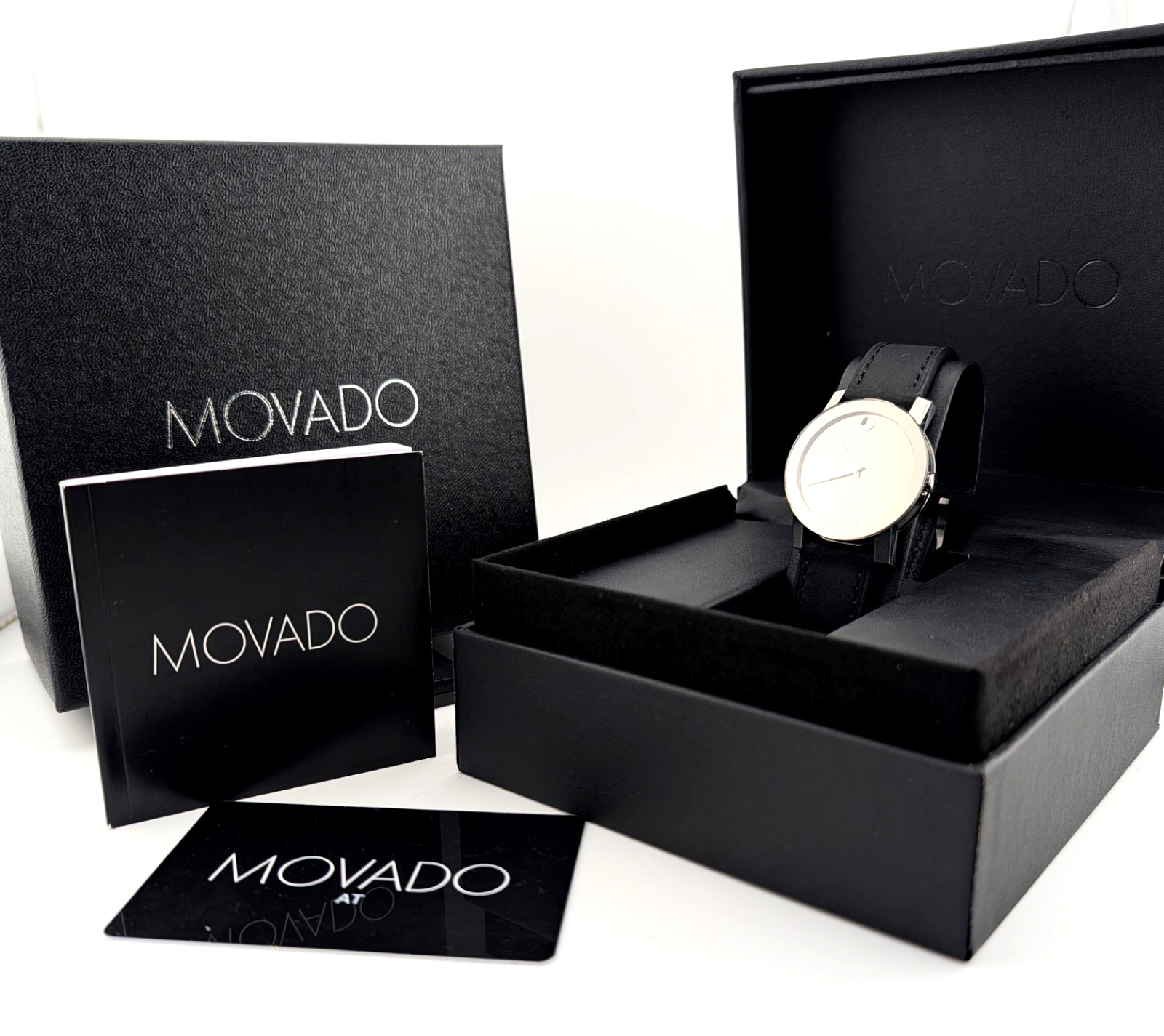 Movado Men’s Sapphire Mirror Bezel/Dial; Model #84.G1.2896 ~New Movement/Crystal