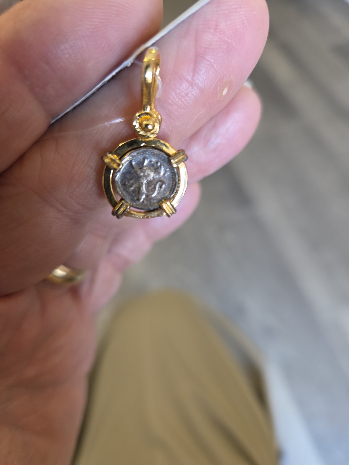 ATOCHA Solid Silver Coin Pendant Handmade From Atocha Silver Bar