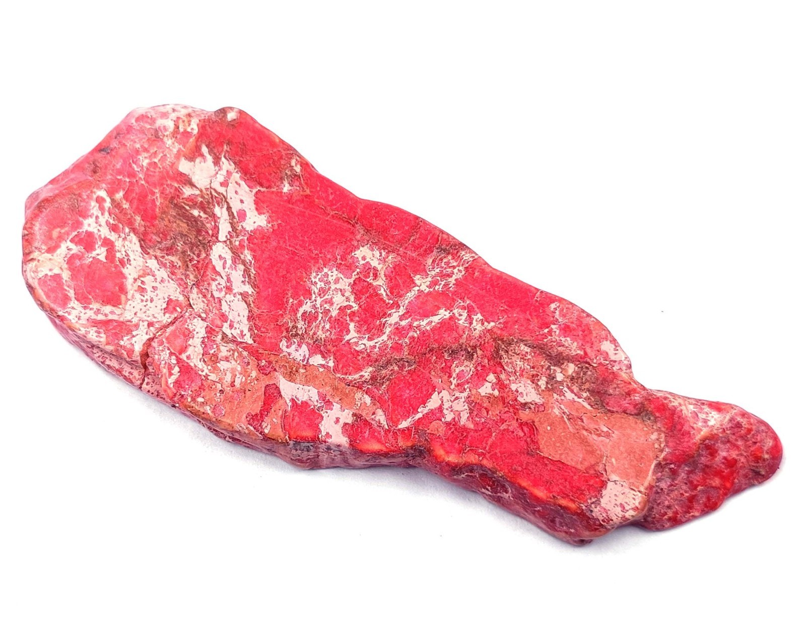IGL Certified 186 Ct Red Turquoise Slab Rough Natural Gemstone from Arizona 5DNC