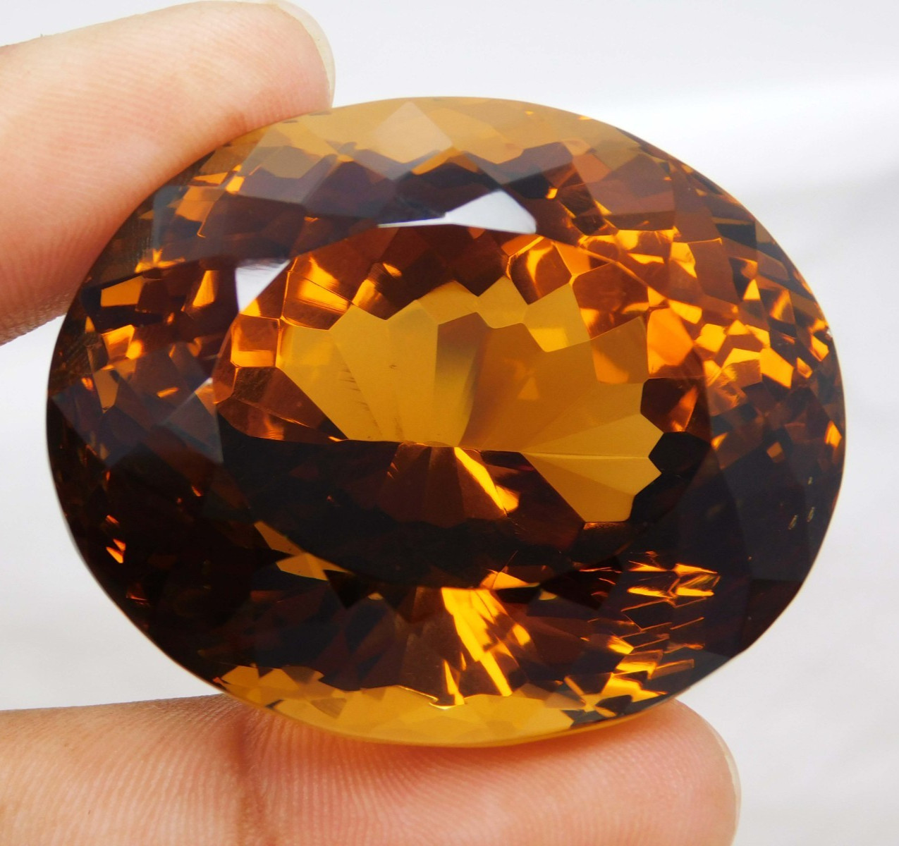 Certified 257.20 Ct Natural Imperial Topaz Rare “Yellow Brown” Loose Gemstone