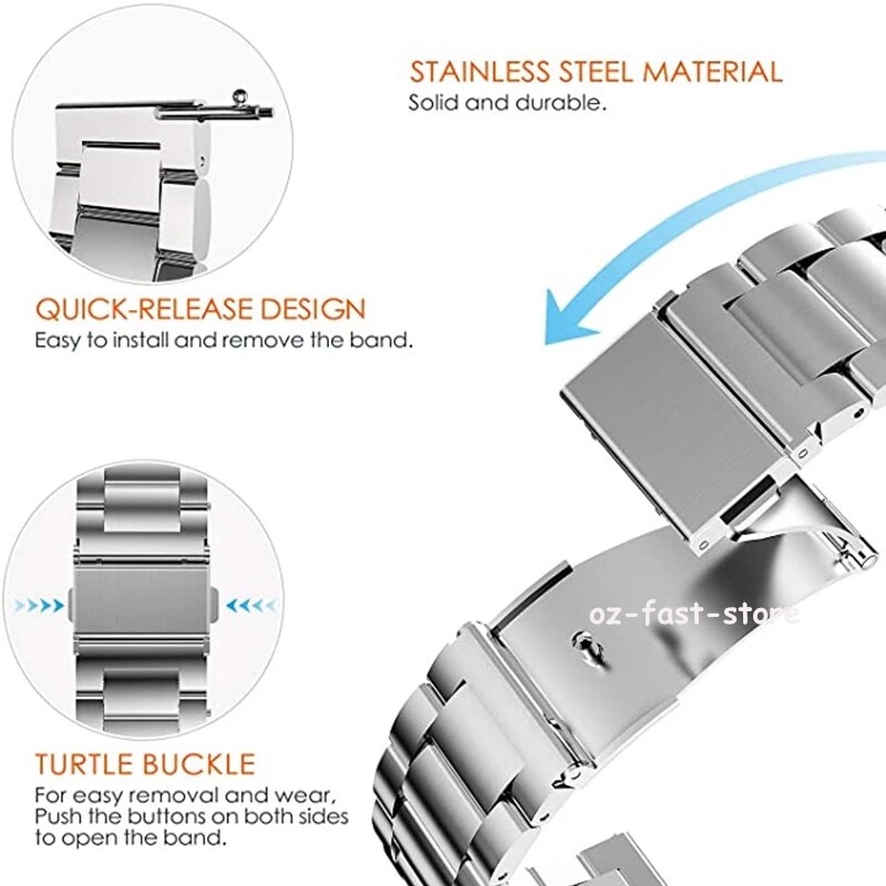 For Citizen Watch 18/20/22mm Watch Band Strap Stainless Steel Wrist Bracelet