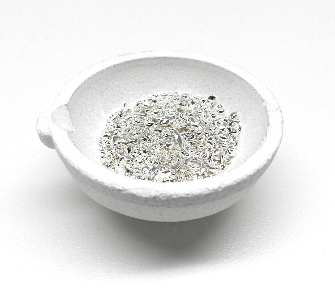 Melting Dish Crucible Cup Ceramic 2″ Silica Melt Jewelry 2oz Silver – 1oz Gold