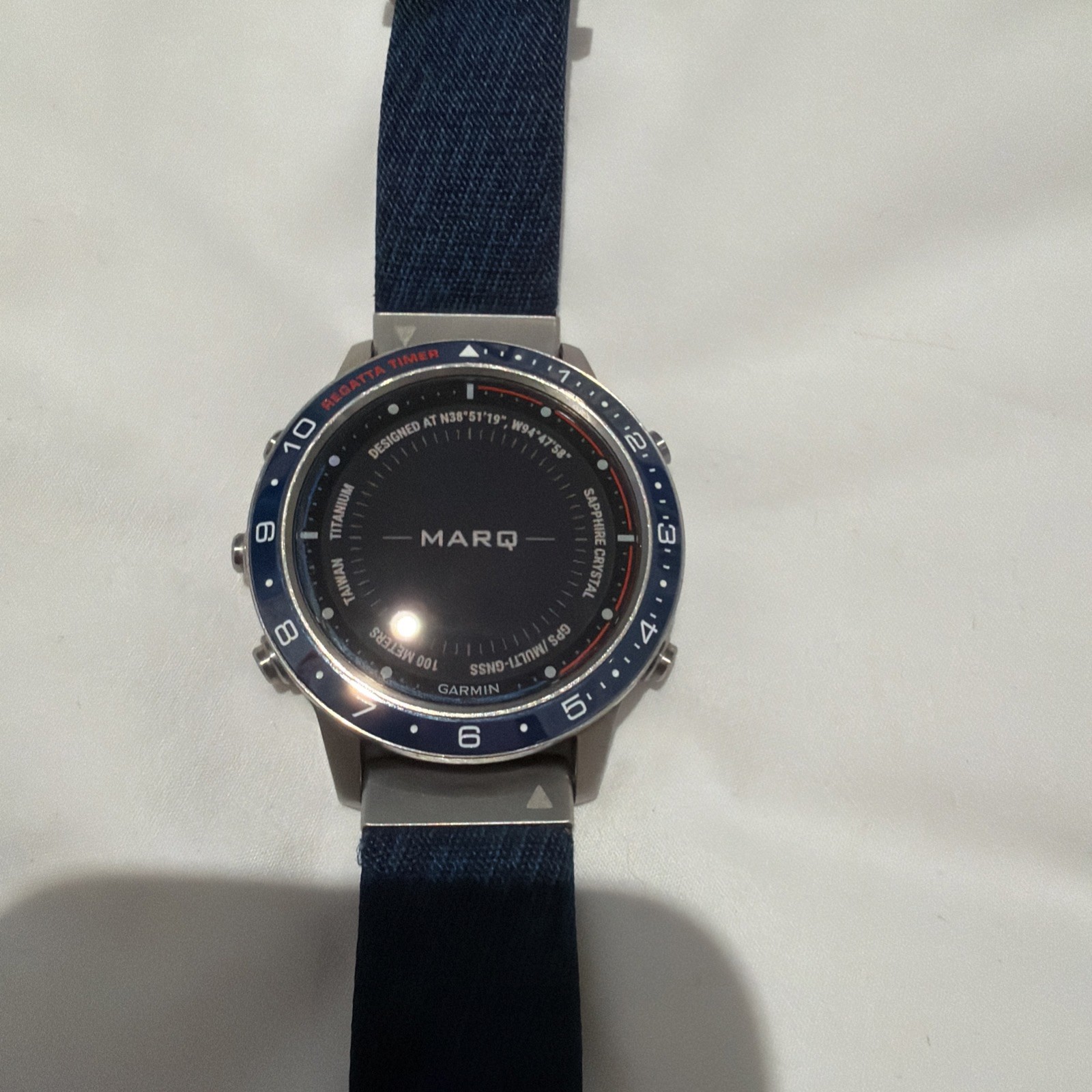 Garmin MARQ Captain Gen 1 Luxury Marine GPS Smartwatch Titanium 010-02006-06