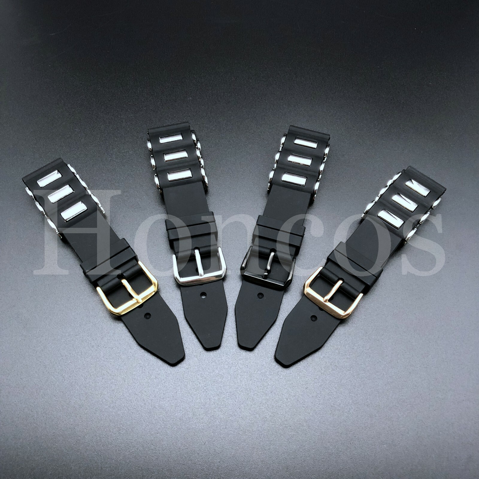 20-26 MM Russian Diver Silicon Rubber Watch Band Strap Fits For Invicta Bullet