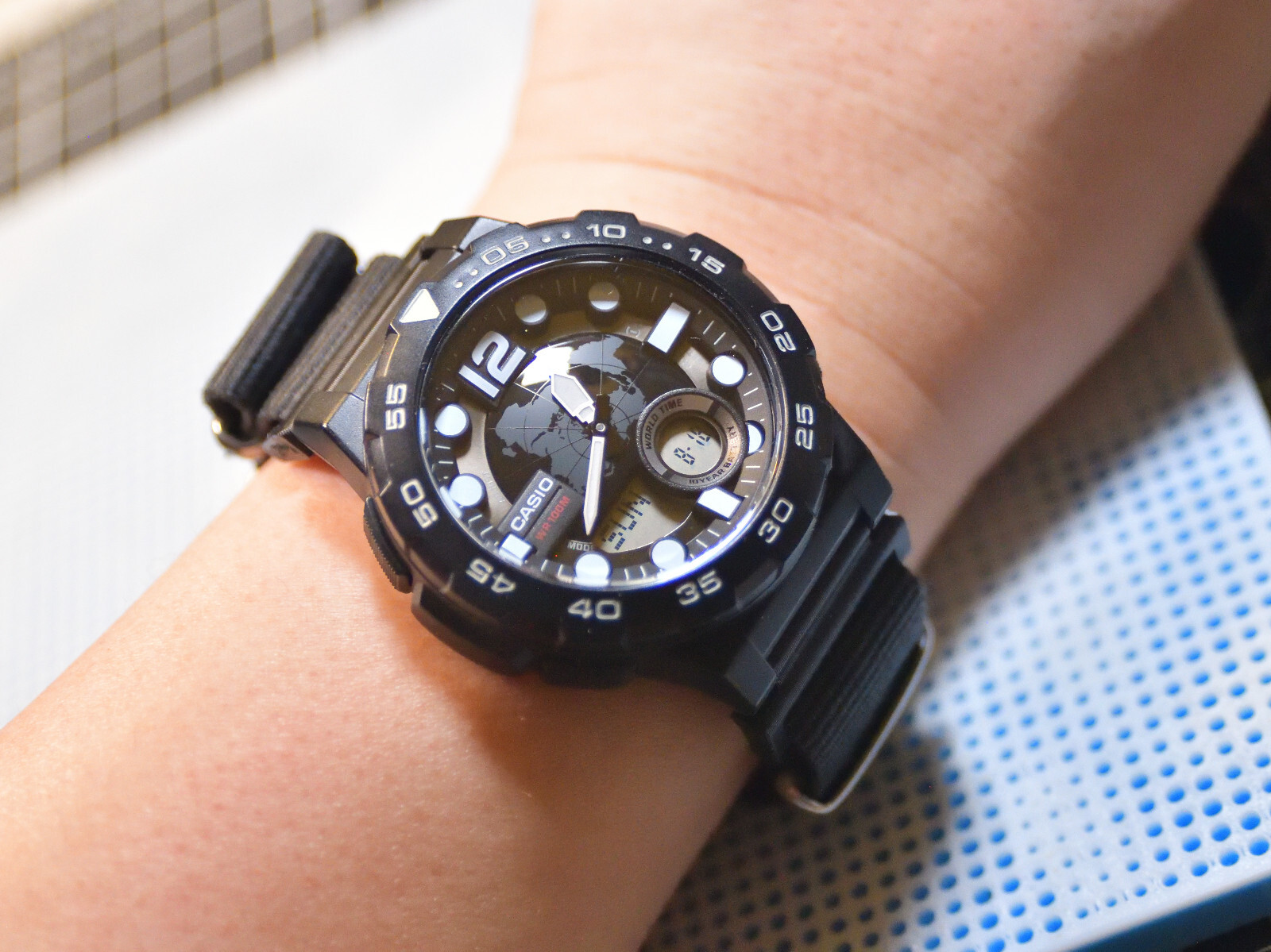 Watch Adapter for Watch Band or Strap Compartible with Casio AEQ-100W
