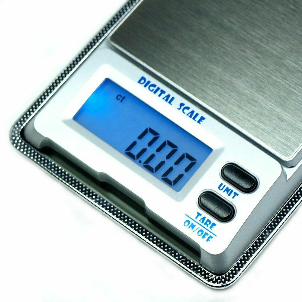 With Hard Case 500g x 0.01g Digital Pocket Scale 0.01g Precision Jewelry Scale