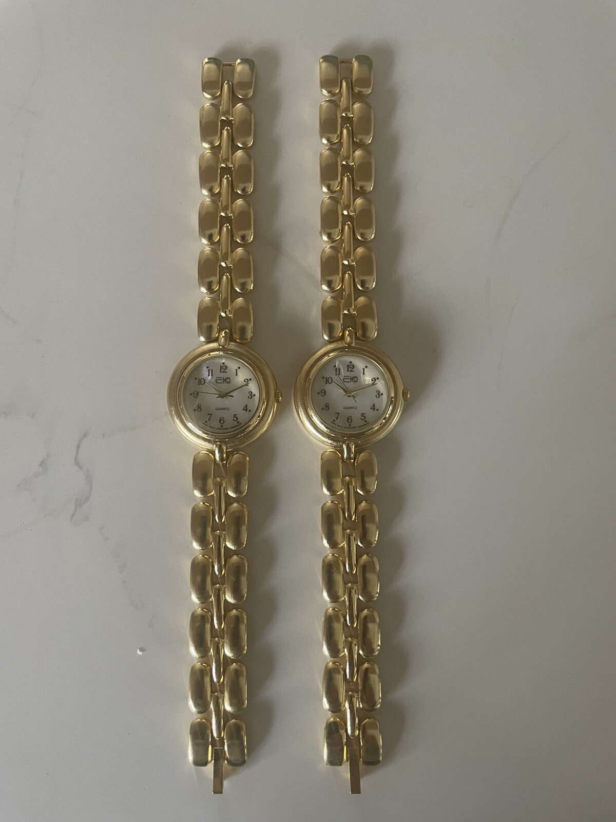 buyer gets 2 brand new gold ladies Japan quartz watches. USA Vendor