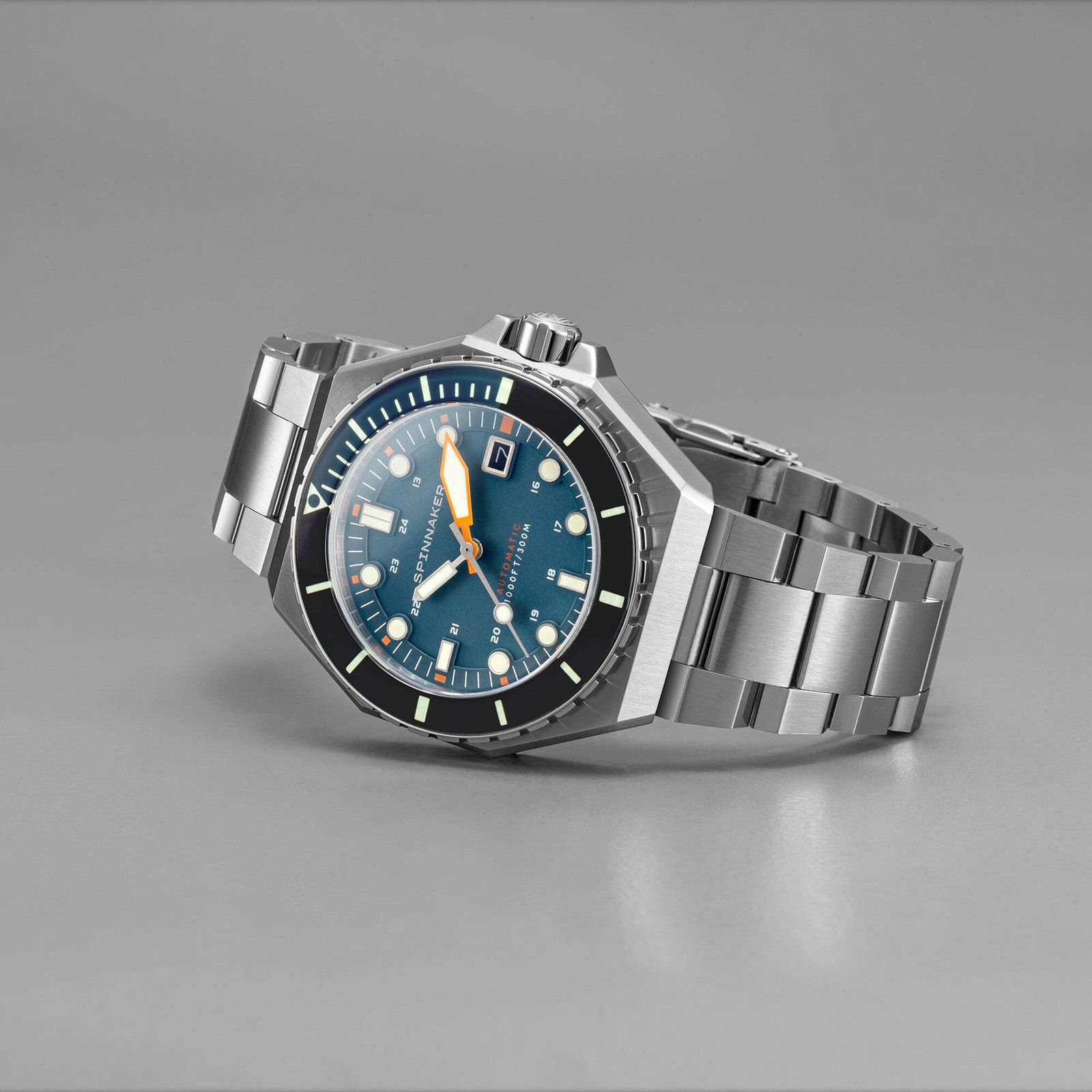 Spinnaker Dumas Blue / Black / Stainless Steel | Blue Dial 44mm Japanese Automat
