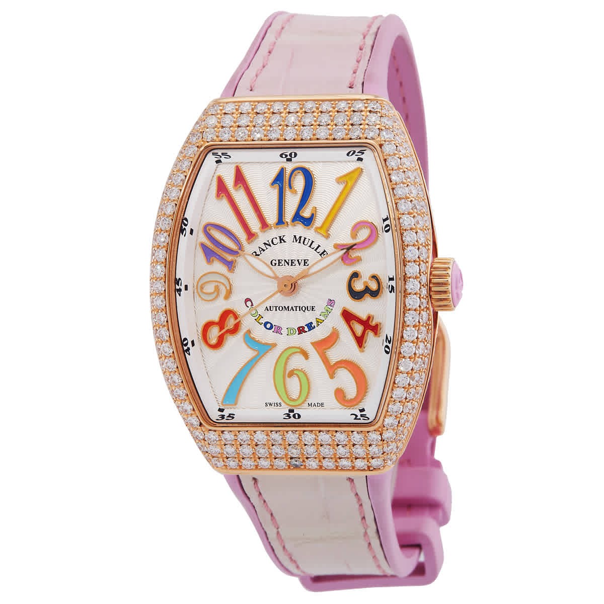 Franck Muller Vanguard Automatic Diamond Silver Dial Ladies Watch V 32 SC AT FO