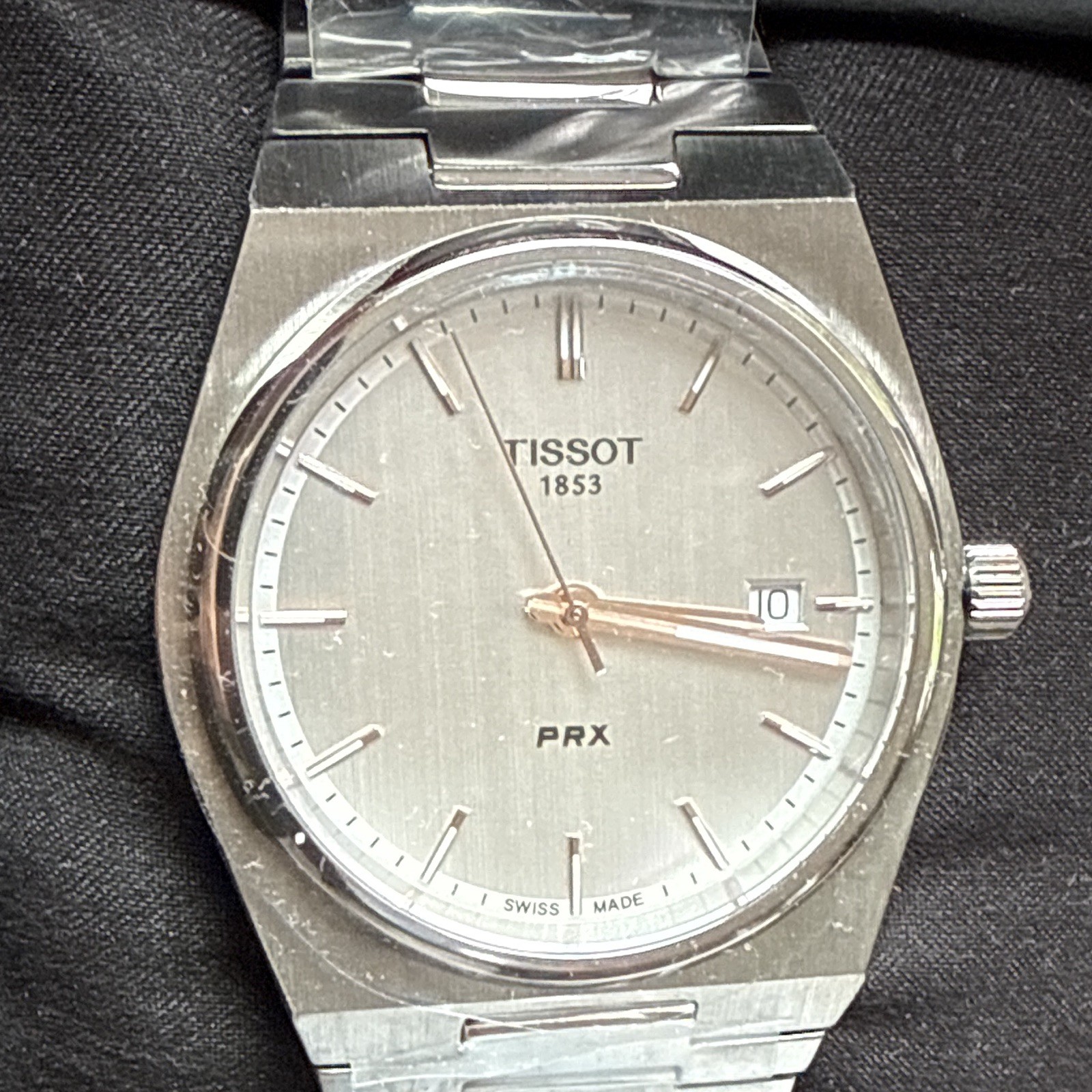 Tissot PRX 40mm Grey/Silver Dial Quartz Men’s calendar Watch T137.410.11.031.00