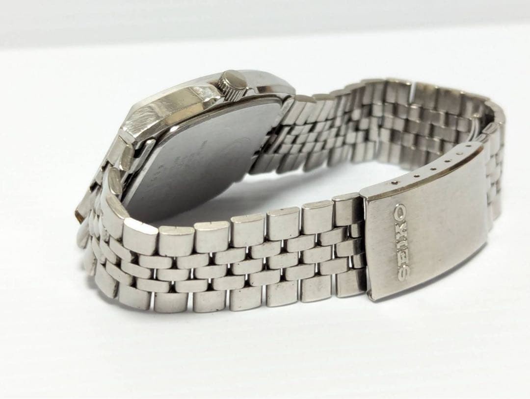 737 Fully functional SEIKO 5h23-5110 Chronos Quartz White Dial