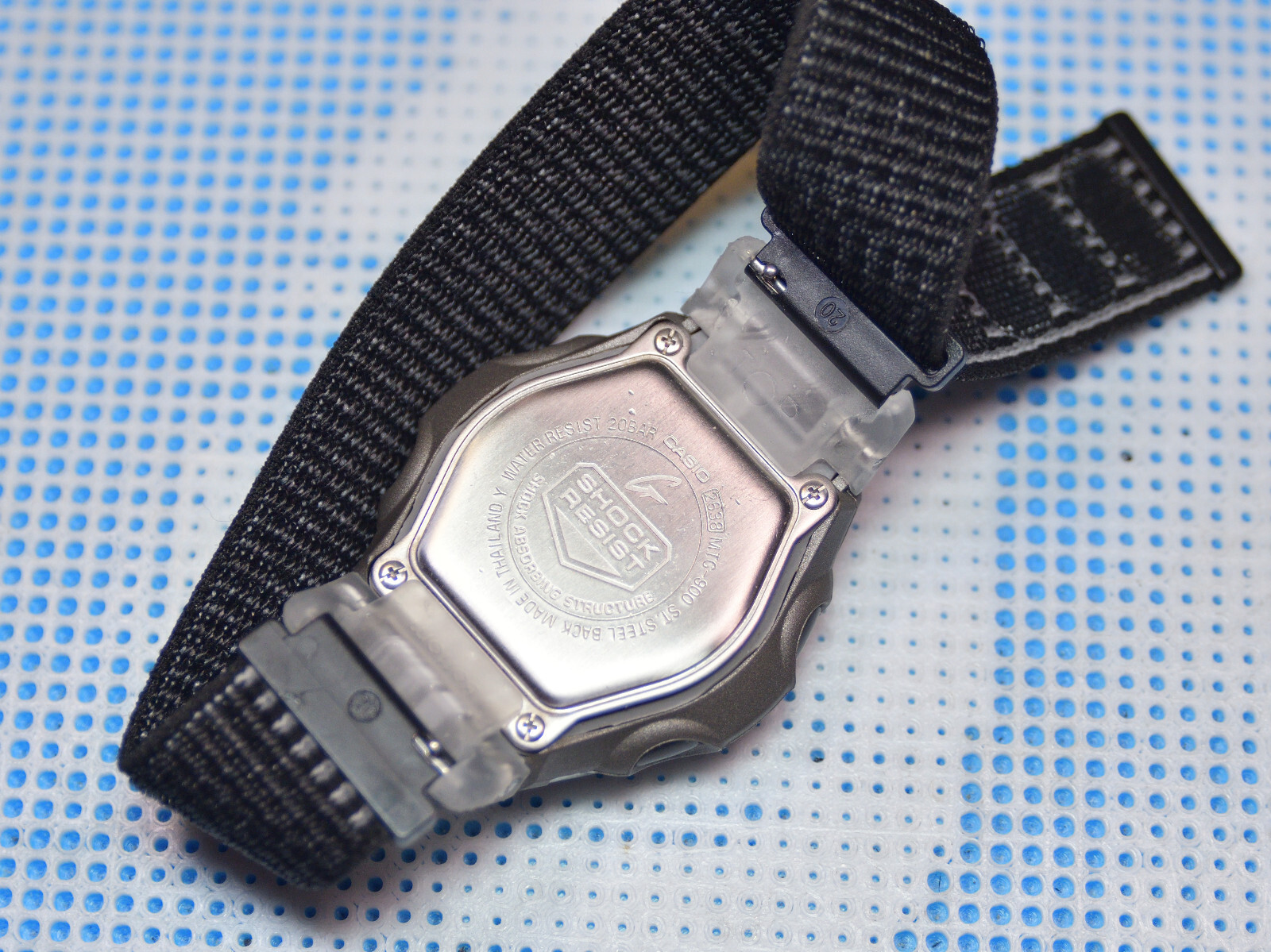 Resin watch strap & band adapter for G-SHOCK MTG900