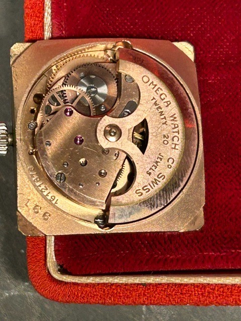 Omega 20J Automatic Cal 471 Square Watch Ref: 3971 SC, Used with original box