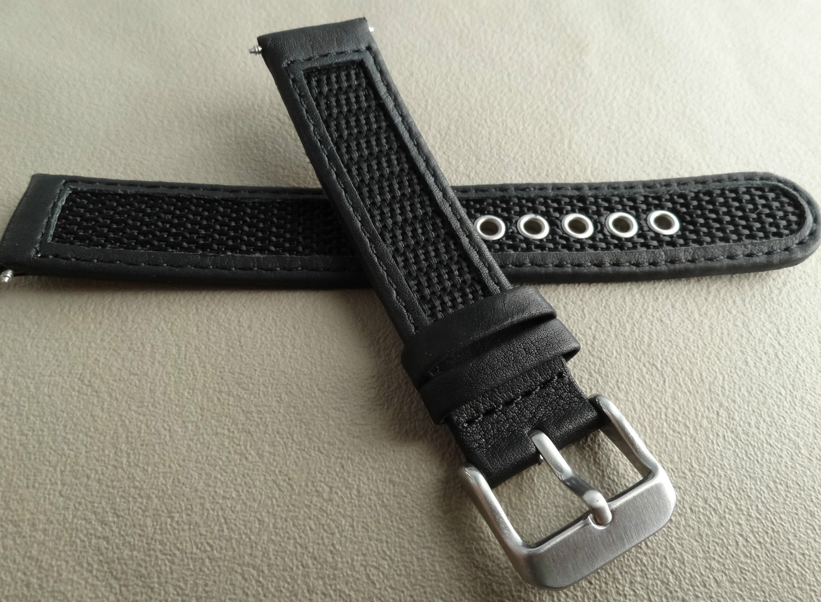 New Universal 18mm Regular Mens Black Speidel Express Sport Watch Band Strap