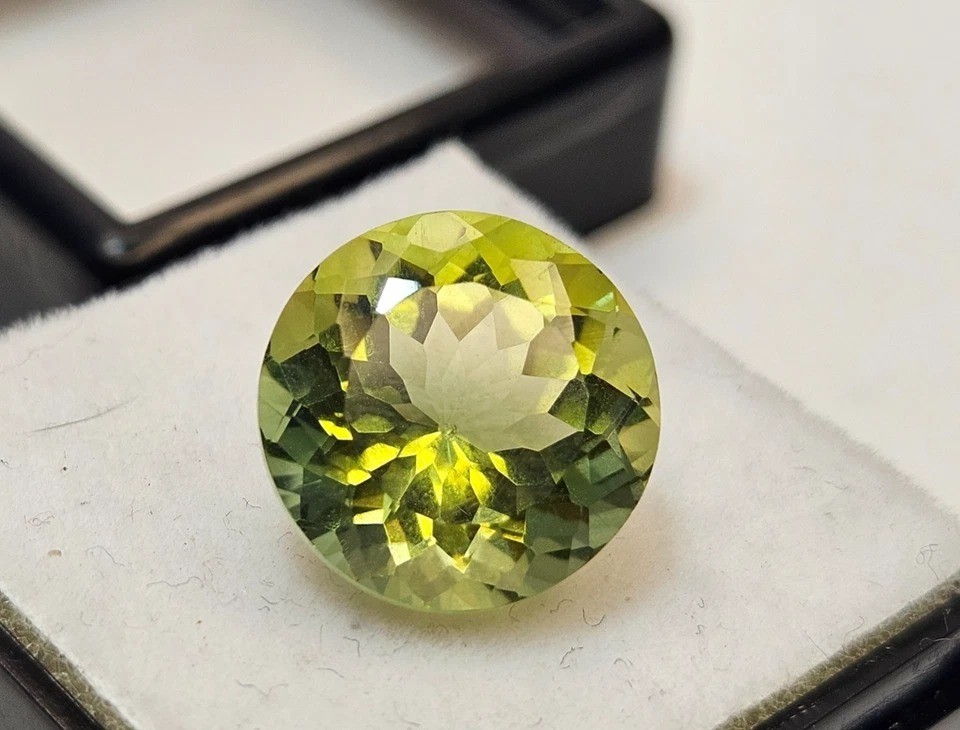 Round Cut 5+ Ct Bi-Colour Tourmaline Natural Gemstone For Making Ring