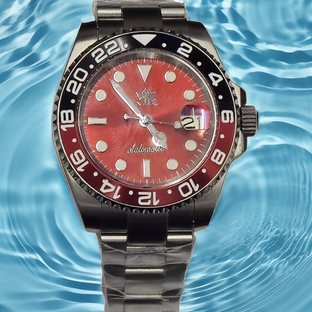 40mm Dive Watch Oyster SS Sapphire Crystal Automatic 24 Jewel Seiko Movement