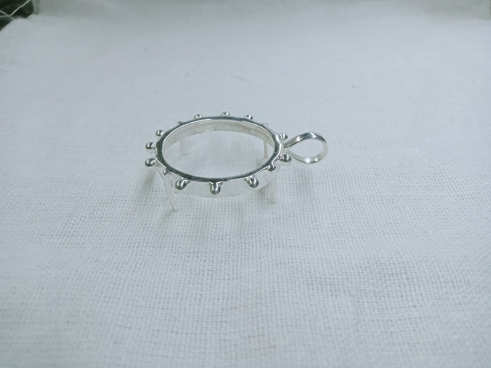 925 Sterling Silver Bezel Cup, Bezels For Coin, Silver Holder For Coin Jewelry