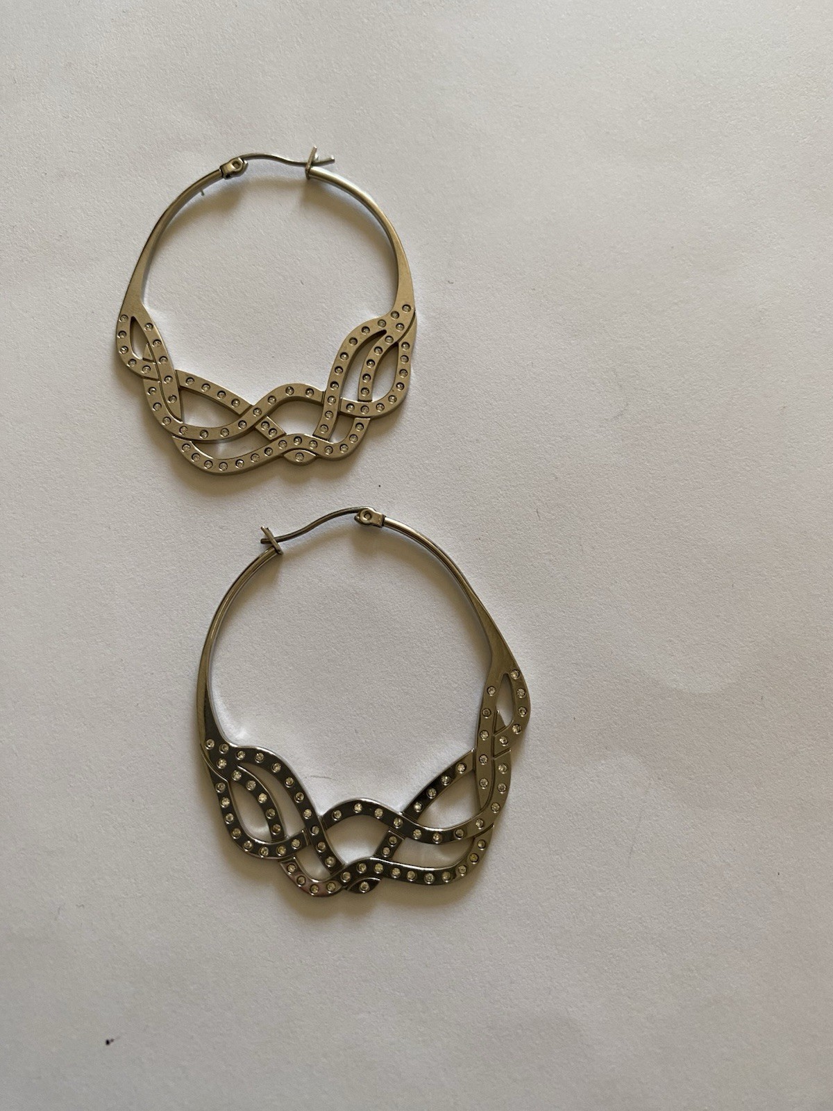Swatch Bijoux Melted Beauty hoop Earrings Silver Colour