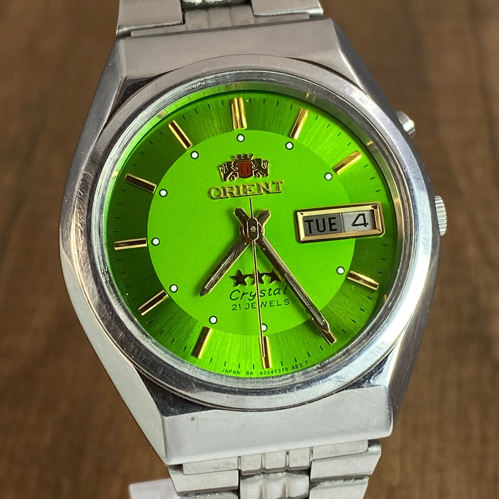 Orient 3 Stars Crystal vintage automatic 21 jewels Japan mens watch