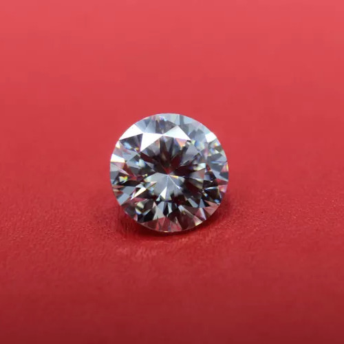 6.5 MM Round Cut GIE Certified Lab Grown CVD Diamond D Color VVS1 Clarity