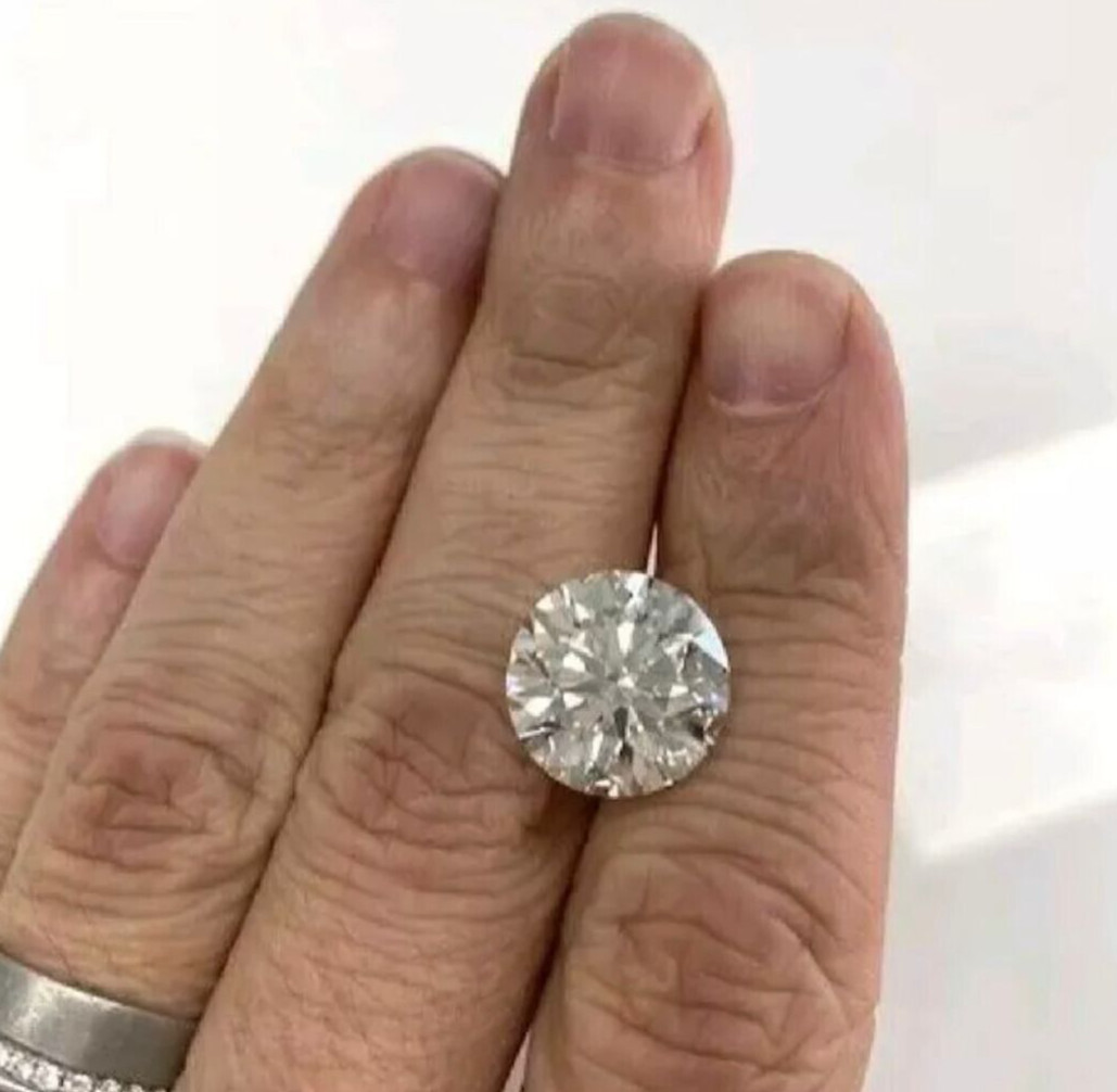 6.5 MM Round Cut GIE Certified Lab Grown CVD Diamond D Color VVS1 Clarity