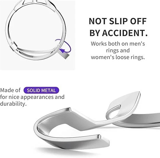 Filled Metal Ring Guard Set for Loose Rings12 Pack 3 Sizes for Different Ba