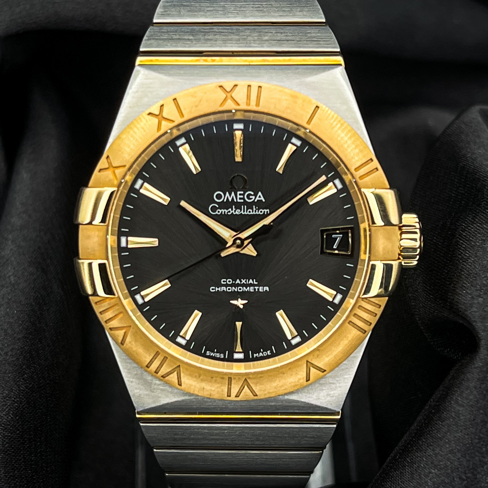 Omega Constellation Grey Dial Two-Tone Bracelet – 38MM -REF 123.20.38.21.06.001
