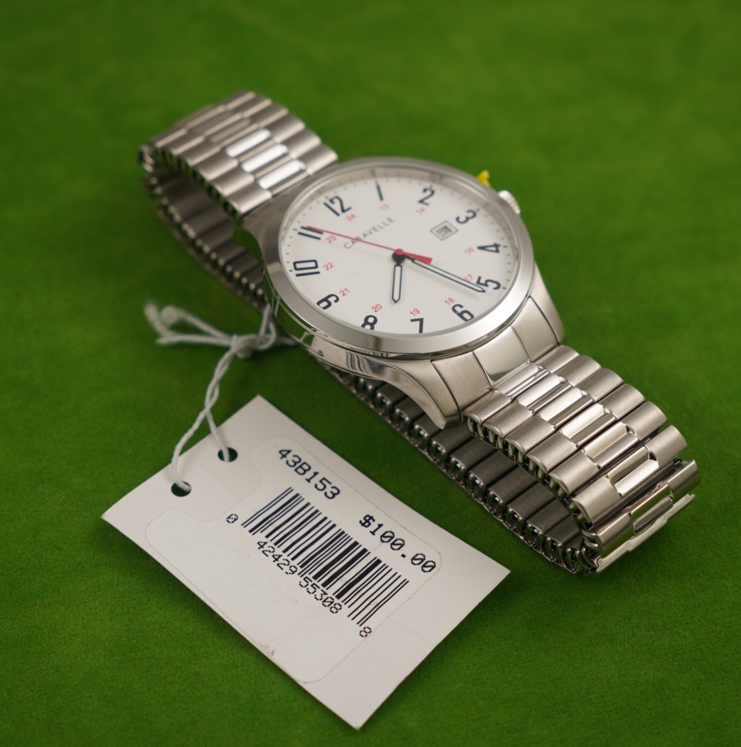 Caravelle Classic Expandable Stainless Men’s Watch Vintage 43B153