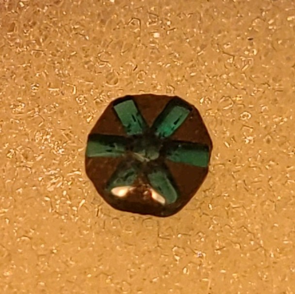 EXTREMELY RARE Tripache Emerald From Colombia 0.26 ct with unique spokes