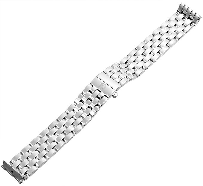 New Authentic Michele Urban Mini 16MM Steel Bracelet MS16AR235009 Band Strap