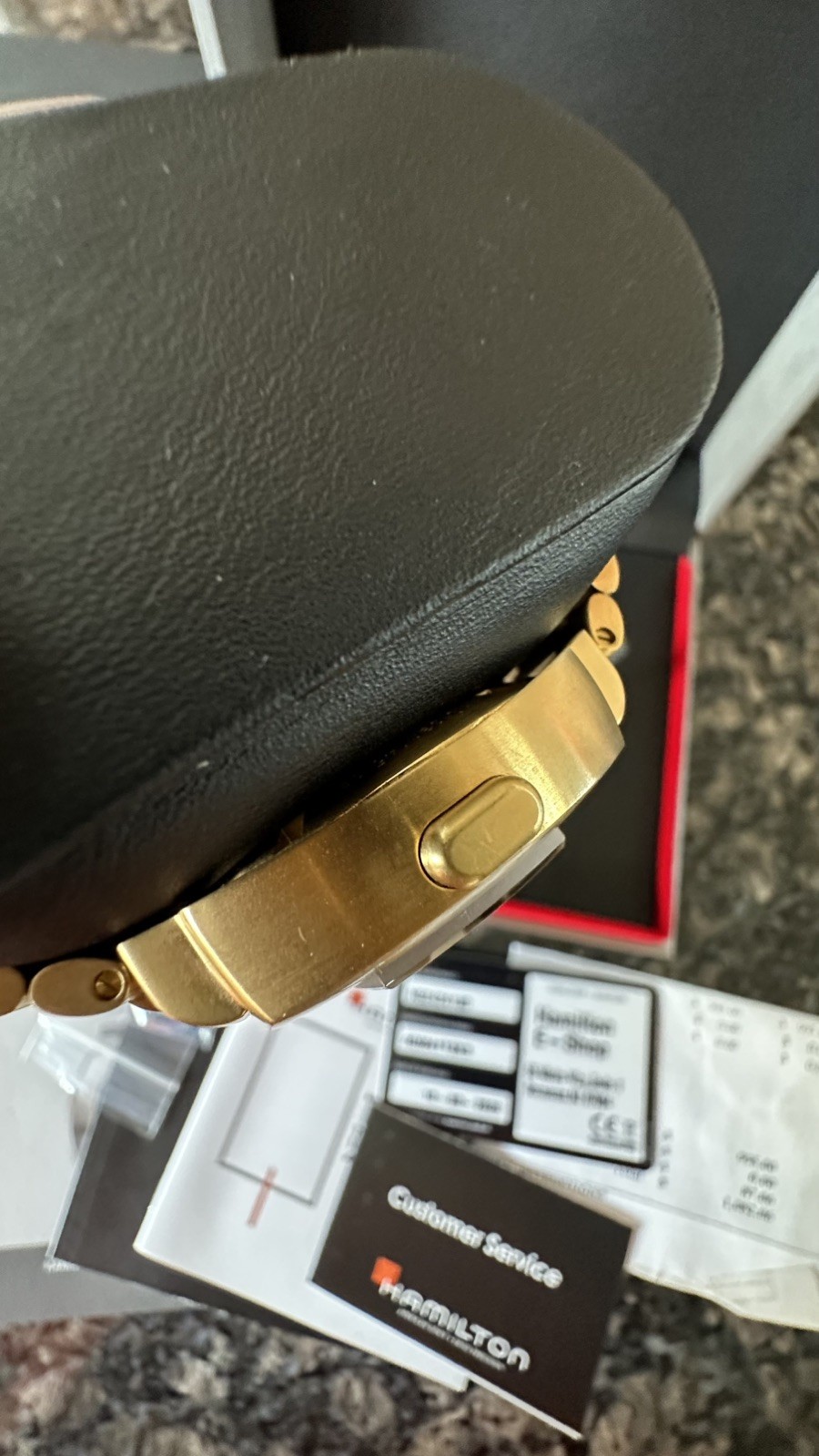 HAMILTON PSR H524240 Digital Gold 50th Anniversary Limited Edition. USA Seller